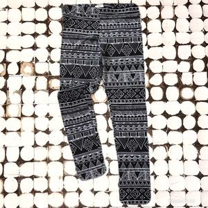 Bozzolo Black & White print leggings